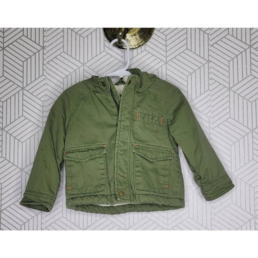 Cherokee Green Hooded Coat Sz 12M
